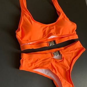 Fun in the sun orange bikini